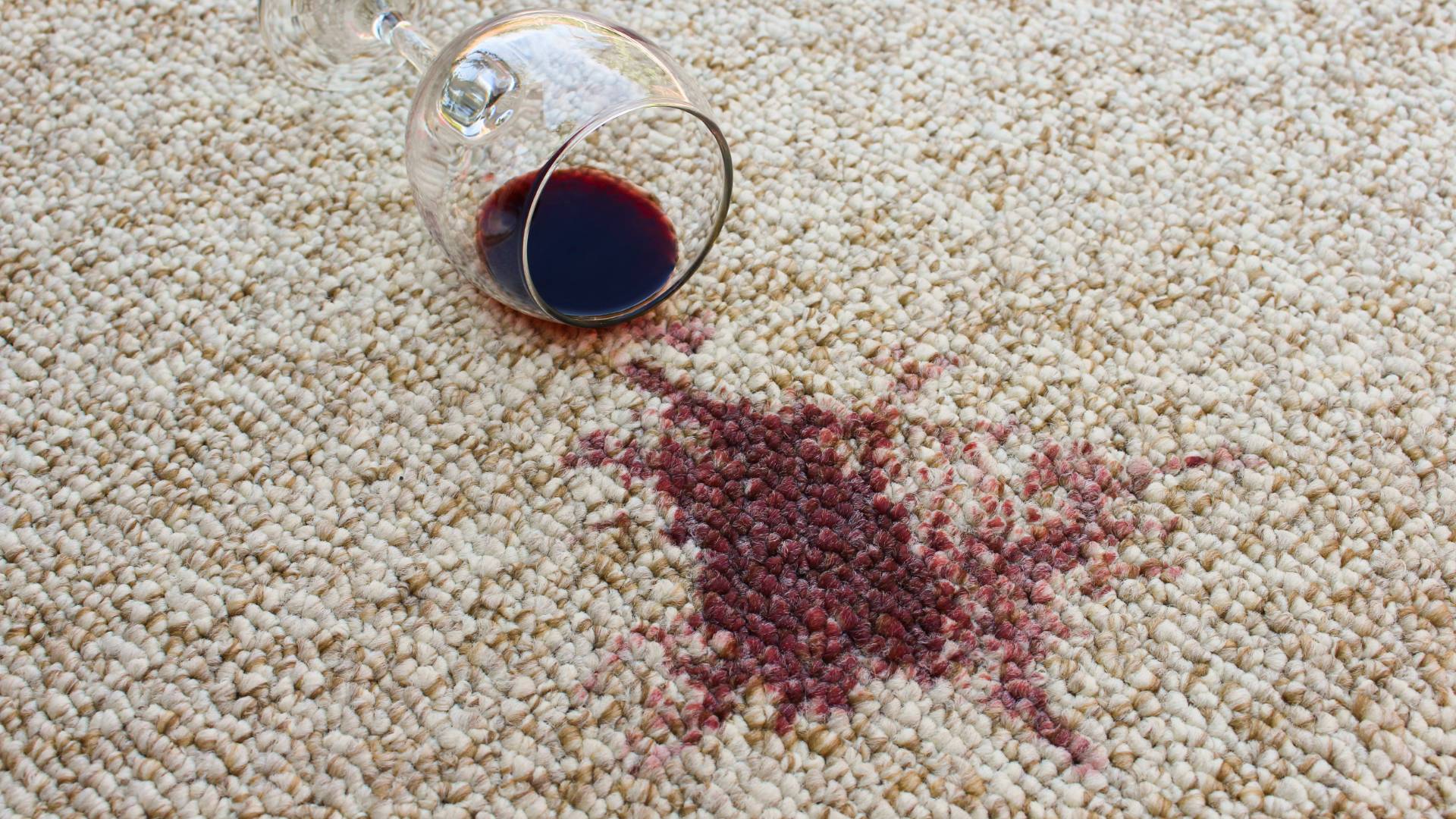 Wine on carpet